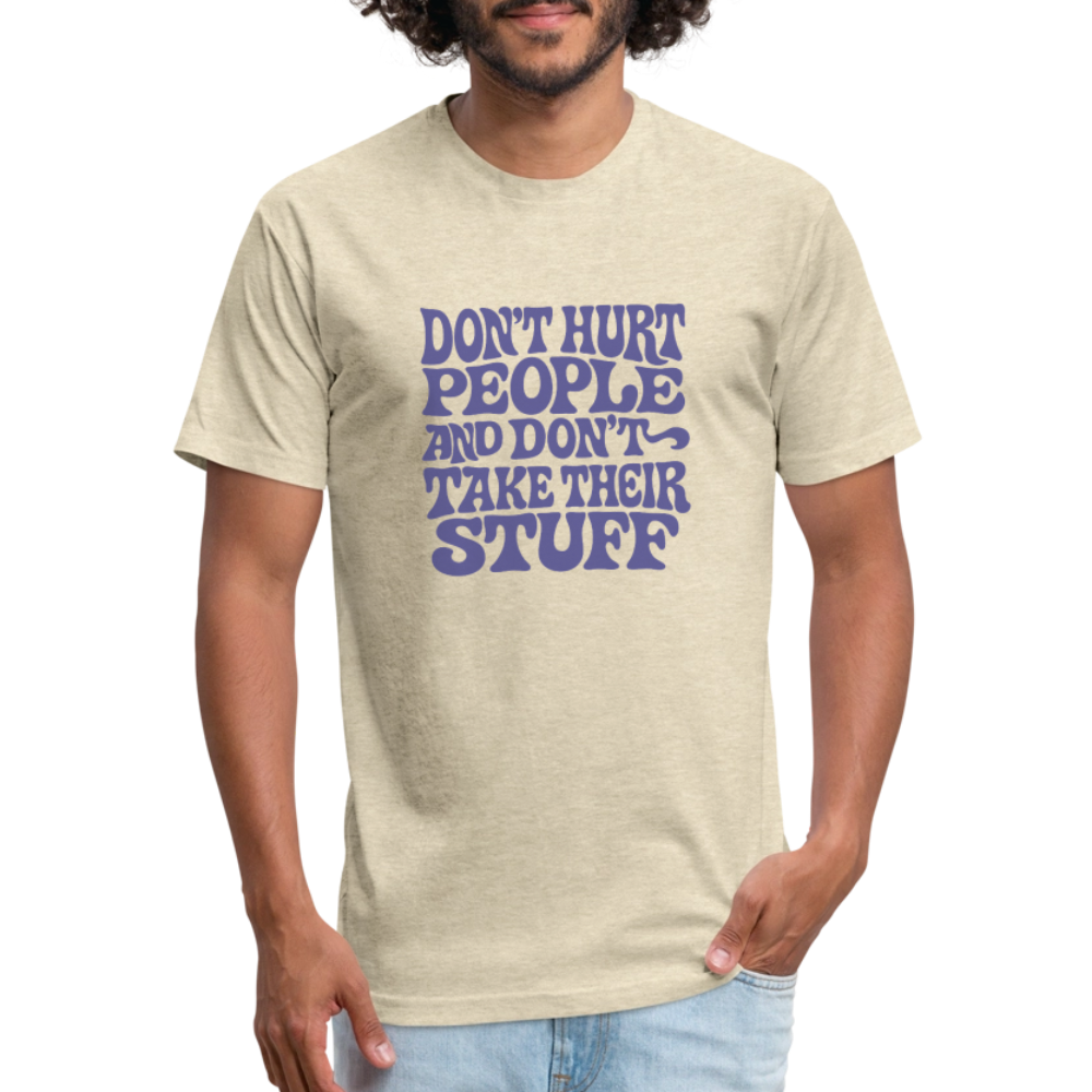 Don't Hurt People | Retro | Men's Tee - heather cream