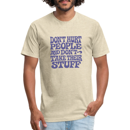 Don't Hurt People | Retro | Men's Tee - heather cream