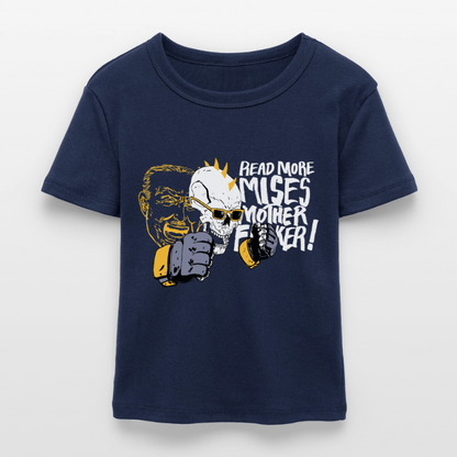 Read More Mises Mother F**ker! | Women's Crop Tee - navy