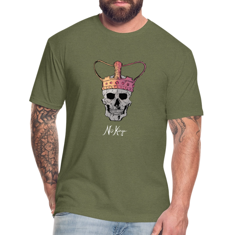 No Kings | Men's Tee - heather military green