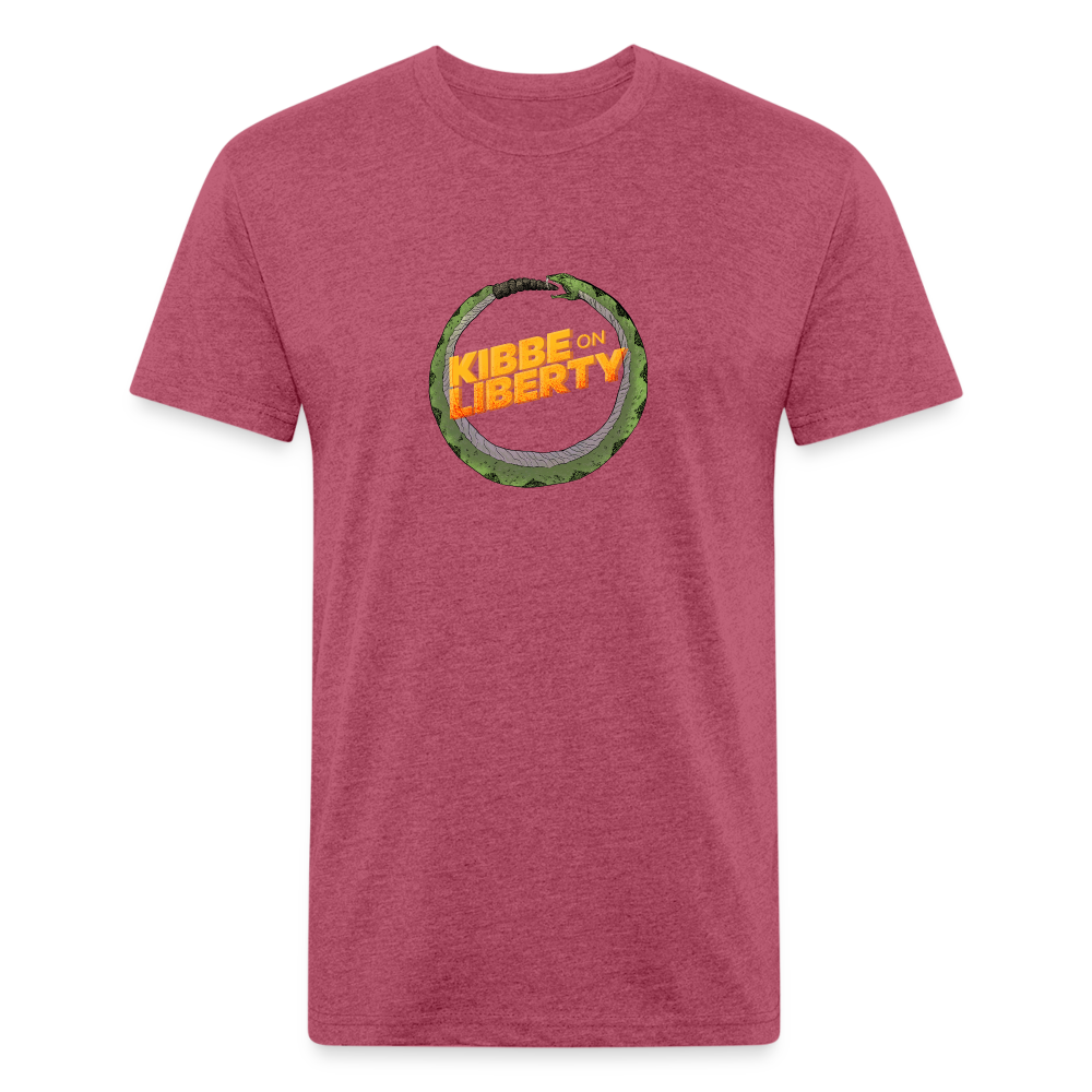 Kibbe on Liberty | Men's Tee - heather burgundy