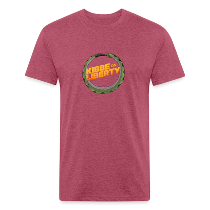 Kibbe on Liberty | Men's Tee - heather burgundy