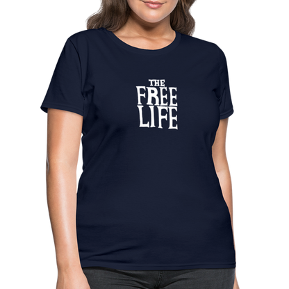 The Free Life | Women's Tee - navy