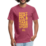 Don't Hurt People | Limited Edition | Men's Tee - heather burgundy