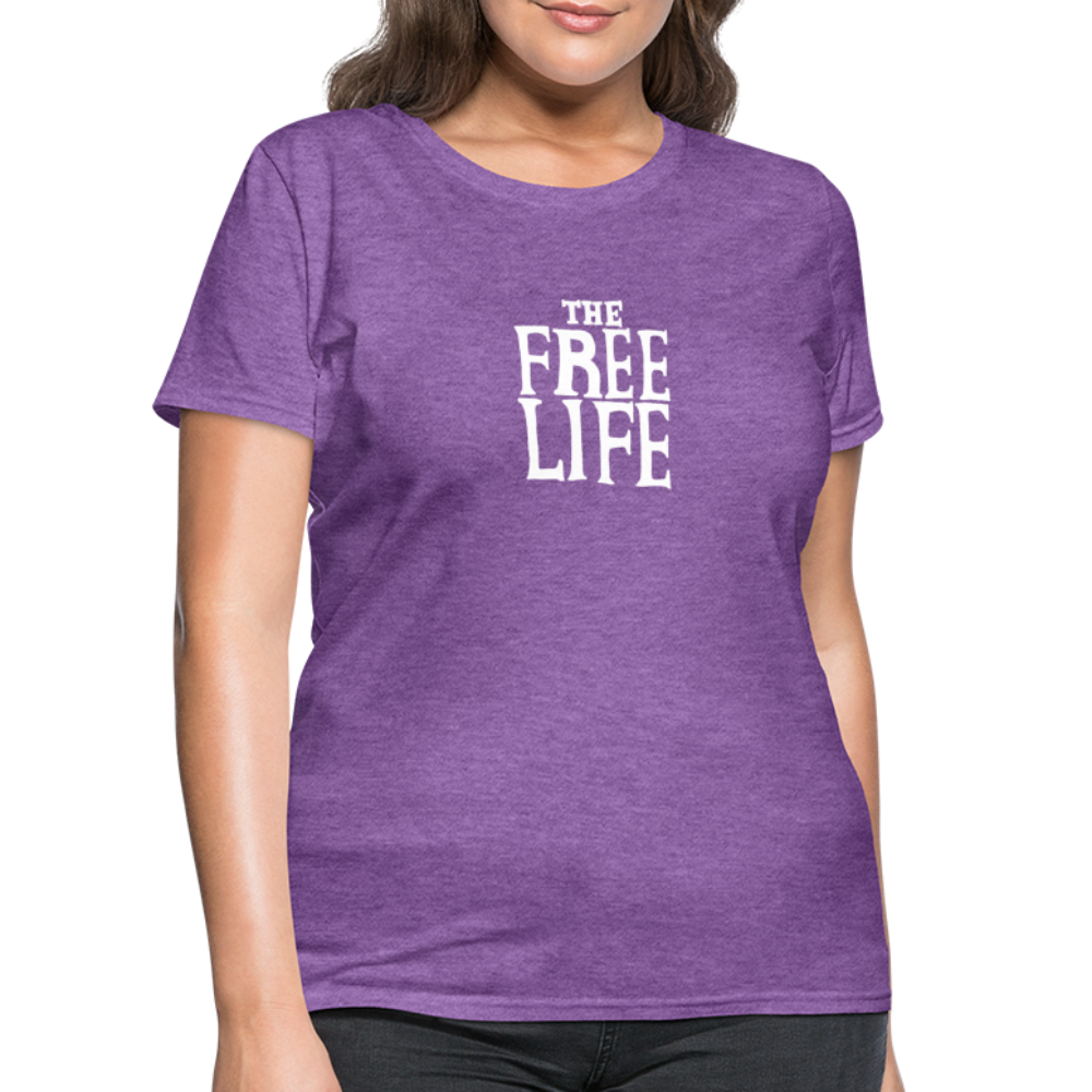 The Free Life | Women's Tee - purple heather