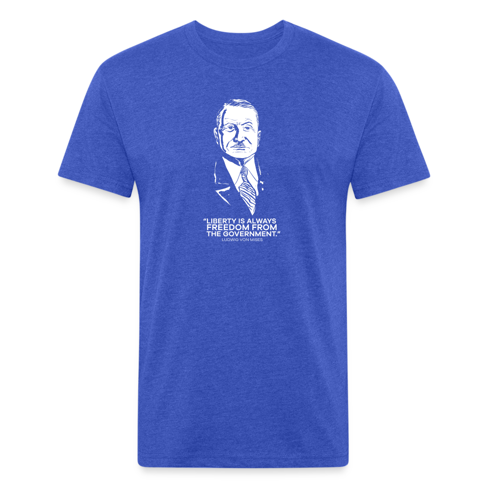 Ludwig von Mises Quote | Men's Tee - heather royal