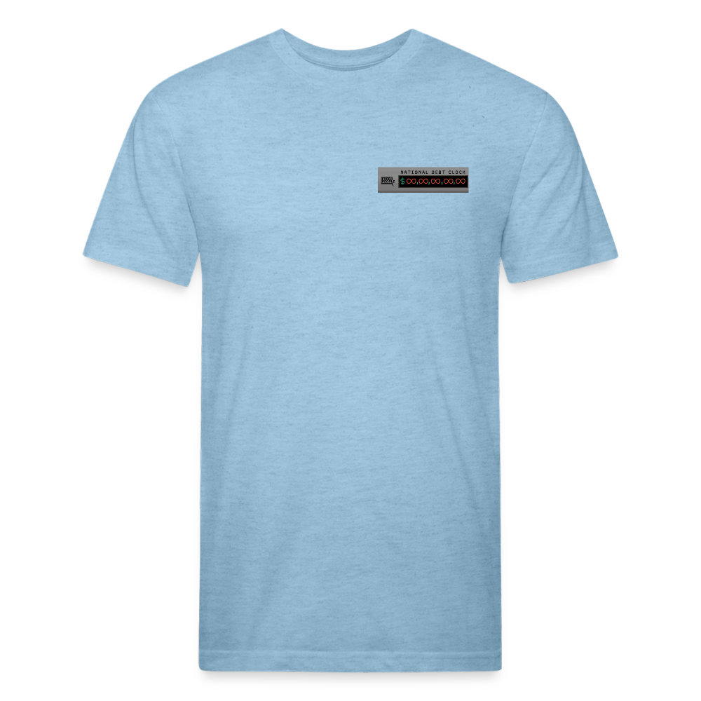 National Debt Clock | Men's Tee - heather blue