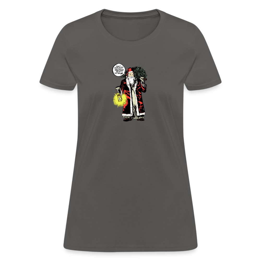 2021 Santa | Women's Tee - charcoal