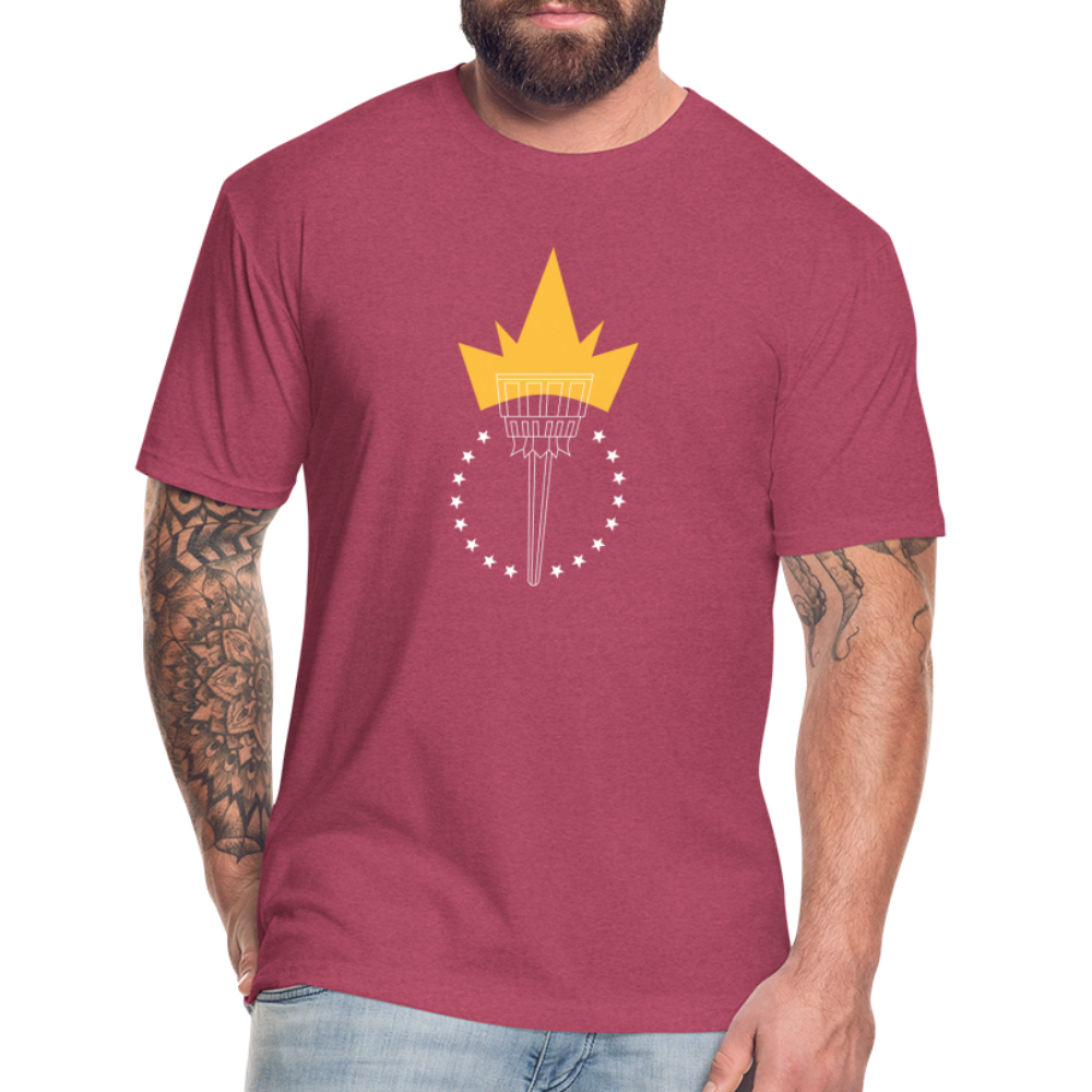 Freedom Torch | Men's Tee - heather burgundy