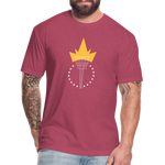 Freedom Torch | Men's Tee - heather burgundy