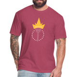 Freedom Torch | Men's Tee - heather burgundy