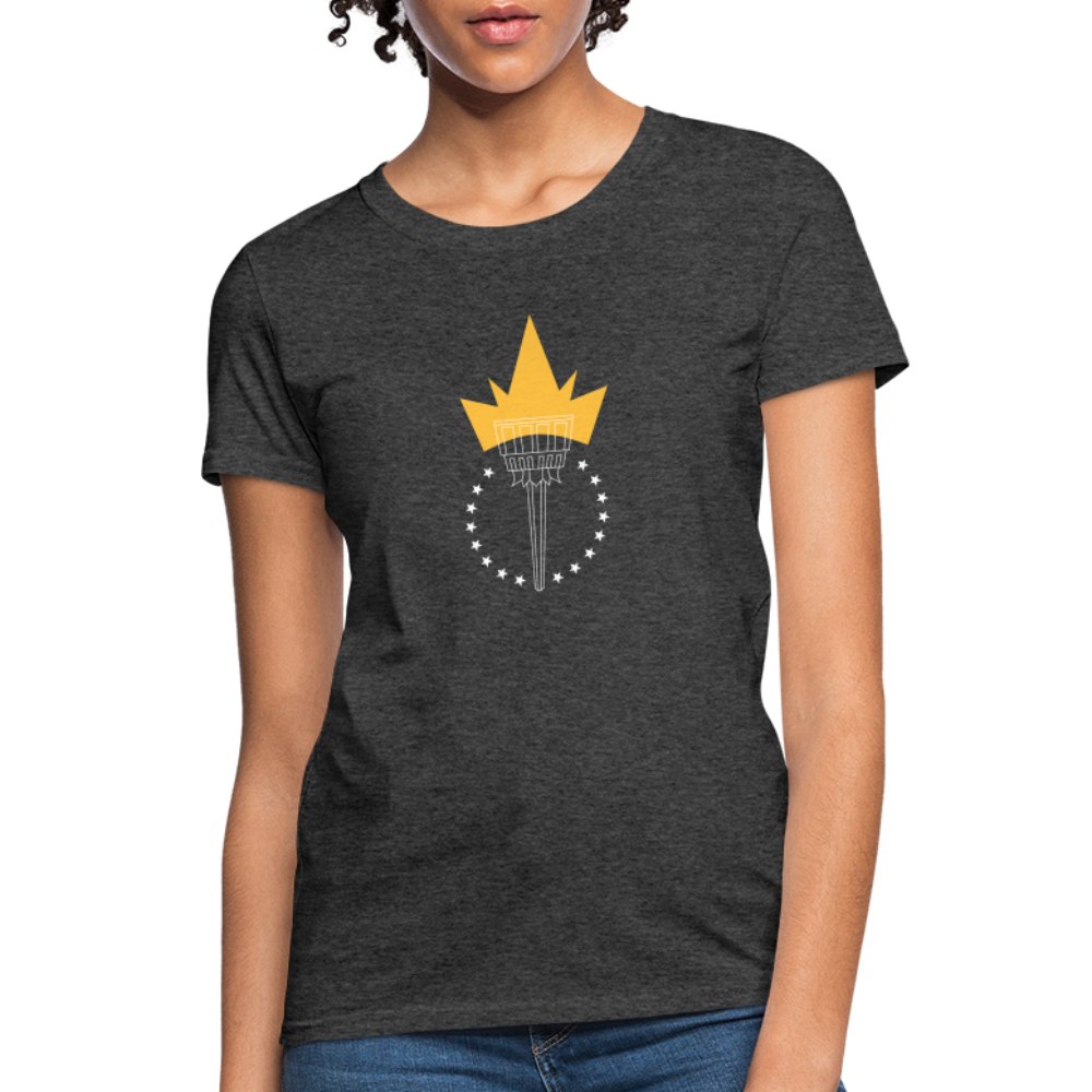 Freedom Torch | Women's Tee - heather black