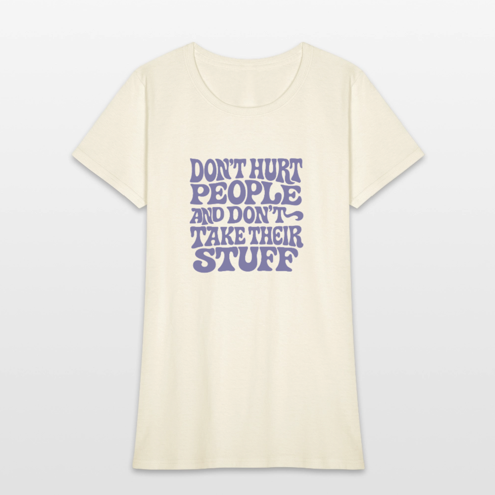 Don't Hurt People | Retro | Women's Tee - off white
