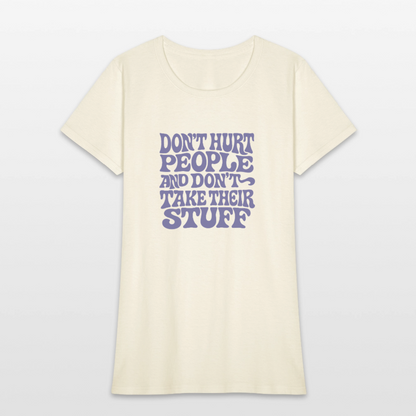 Don't Hurt People | Retro | Women's Tee - off white