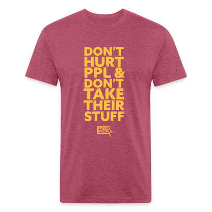 Don't Hurt People | Limited Edition | Men's Tee - heather burgundy