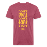 Don't Hurt People | Limited Edition | Men's Tee - heather burgundy