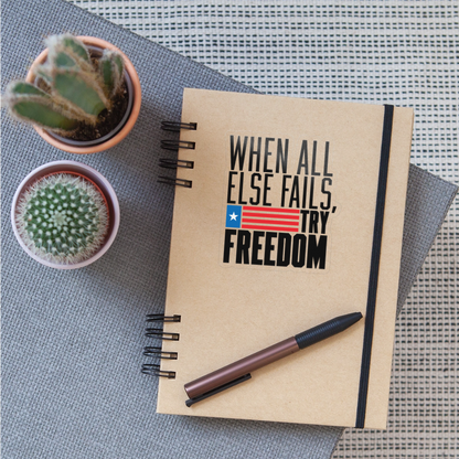 Try Freedom Sticker - transparent glossy
