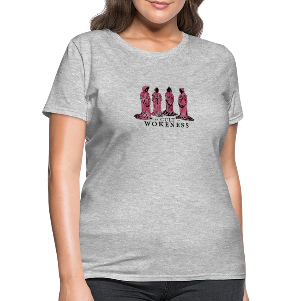 Cult of Wokeness | Women's Tee - heather gray