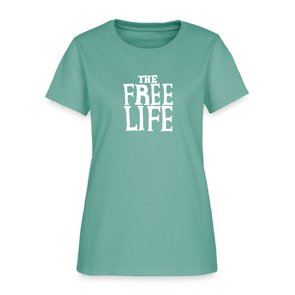 The Free Life | Women's Tee - aquatic