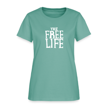 The Free Life | Women's Tee - aquatic