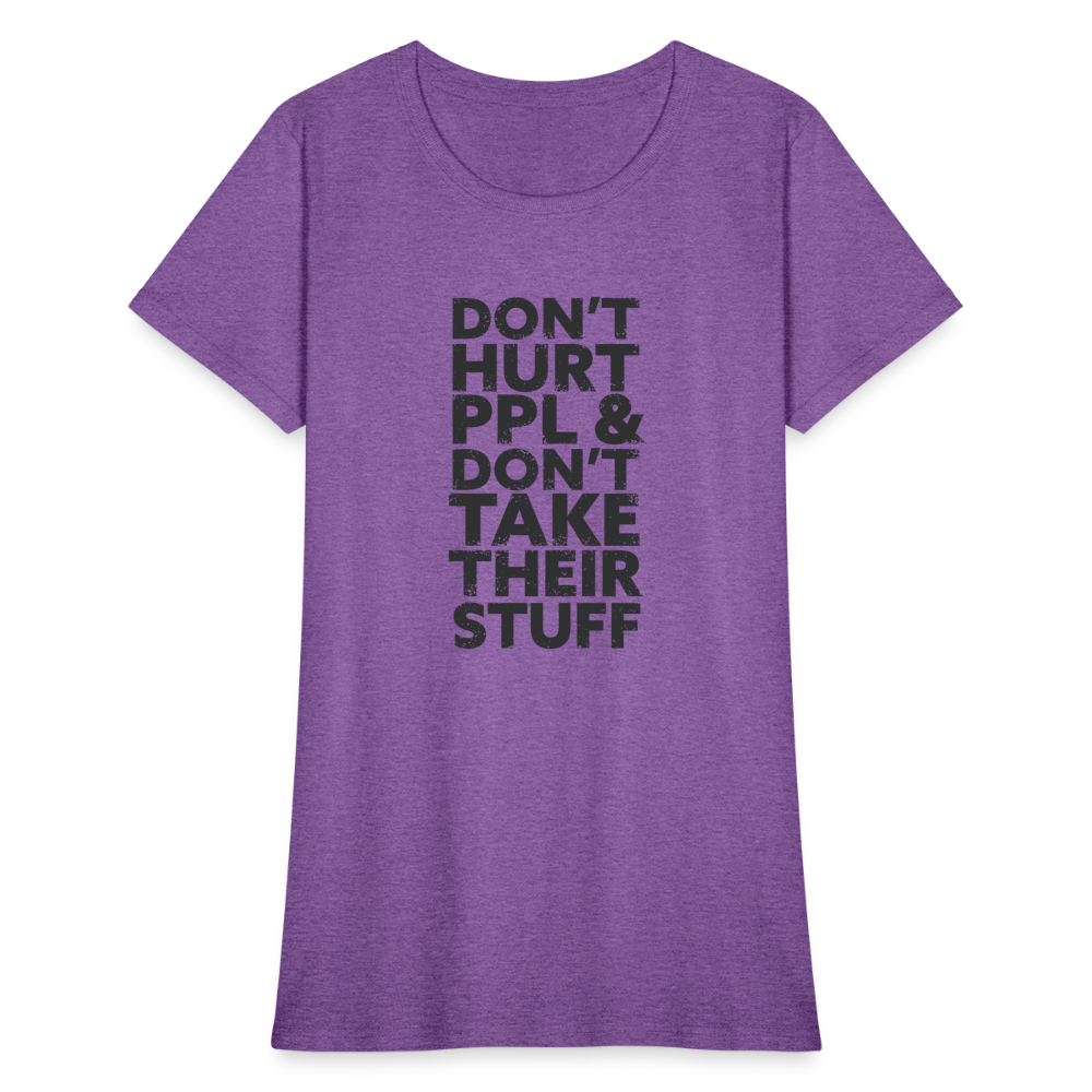 Don't Hurt People | Women's Tee - purple heather