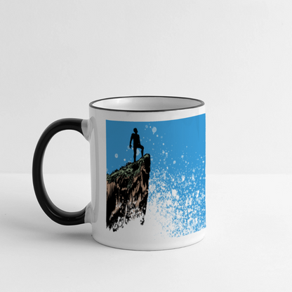 Howard Roark Laughed Coffee Mug - white/black