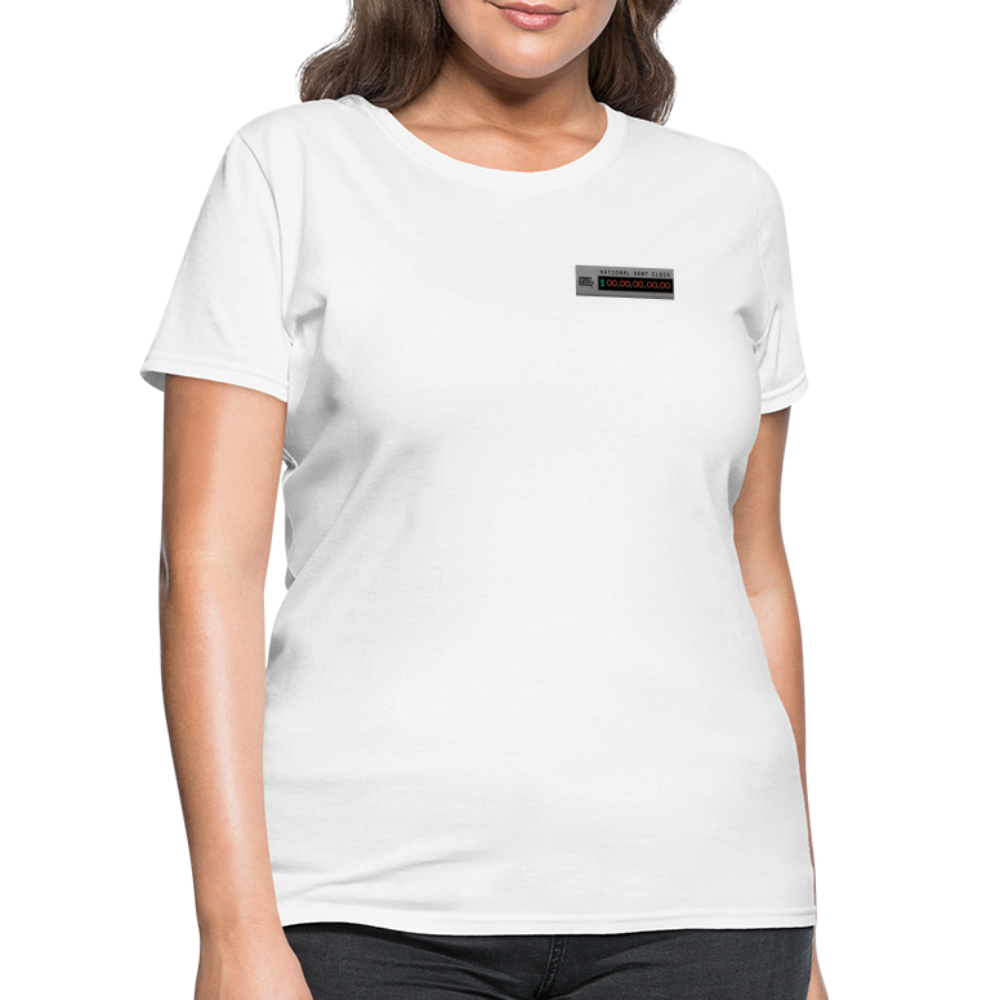 National Debt Clock | Women's Tee - white