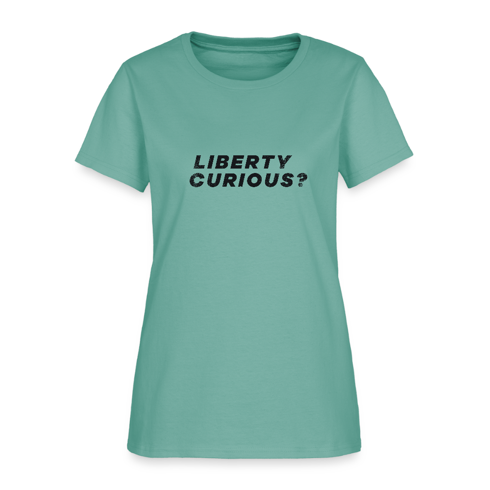 Liberty Curious? | Women's Tee - aquatic