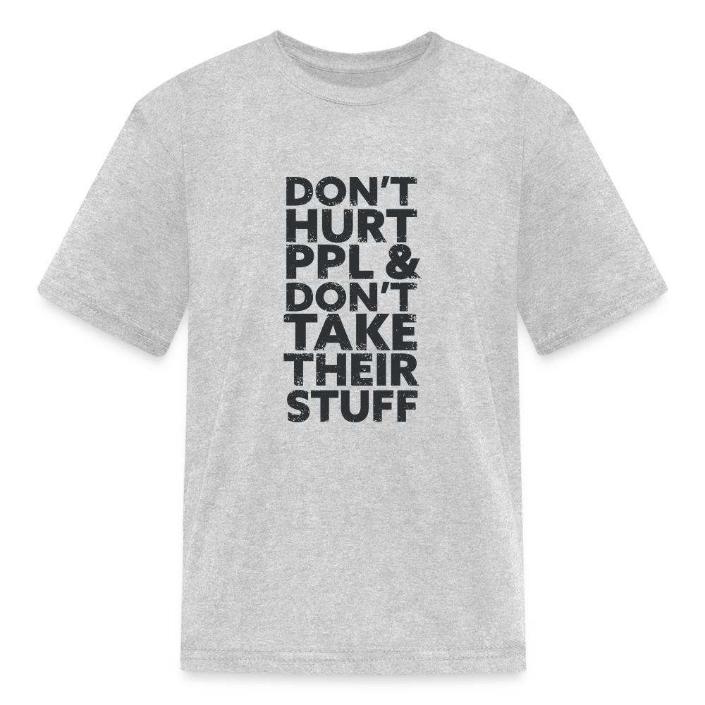 Don't Hurt People | Youth Tee - heather gray