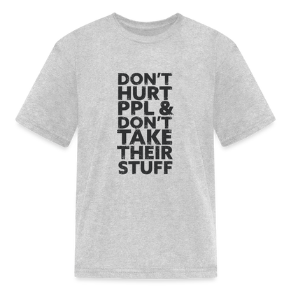 Don't Hurt People | Youth Tee - heather gray