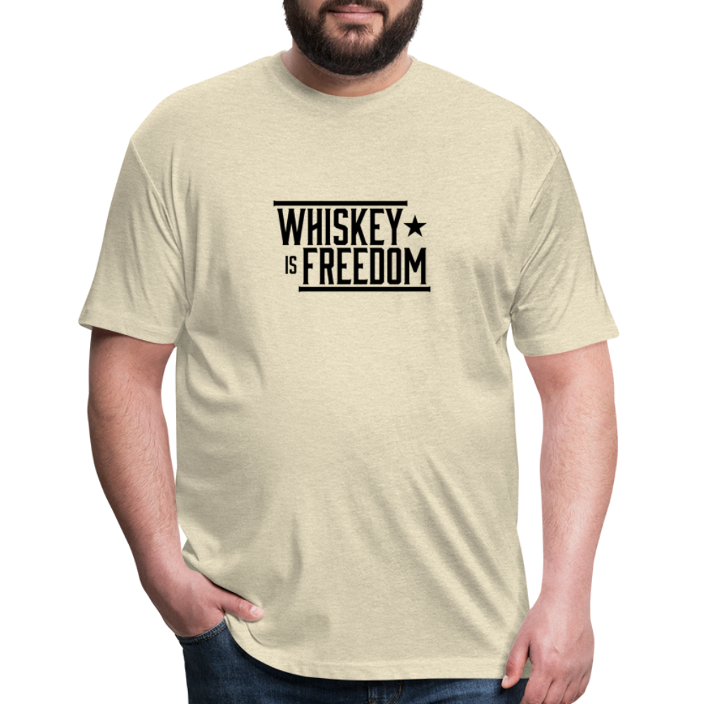 Whiskey is Freedom | Men's Tee - heather cream