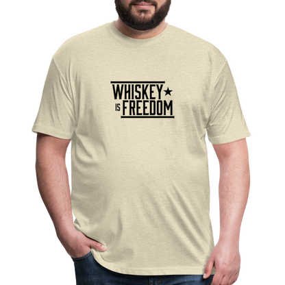 Whiskey is Freedom | Men's Tee - heather cream