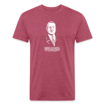 Ludwig von Mises Quote | Men's Tee - heather burgundy