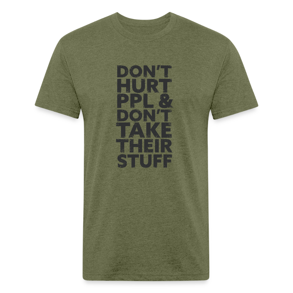 Don't Hurt People | Men's Tee - heather military green