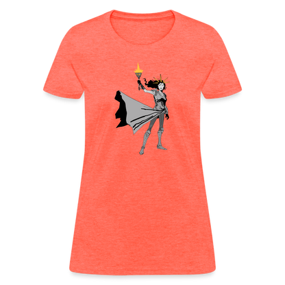 Liberty Hero | Women's Tee - heather coral