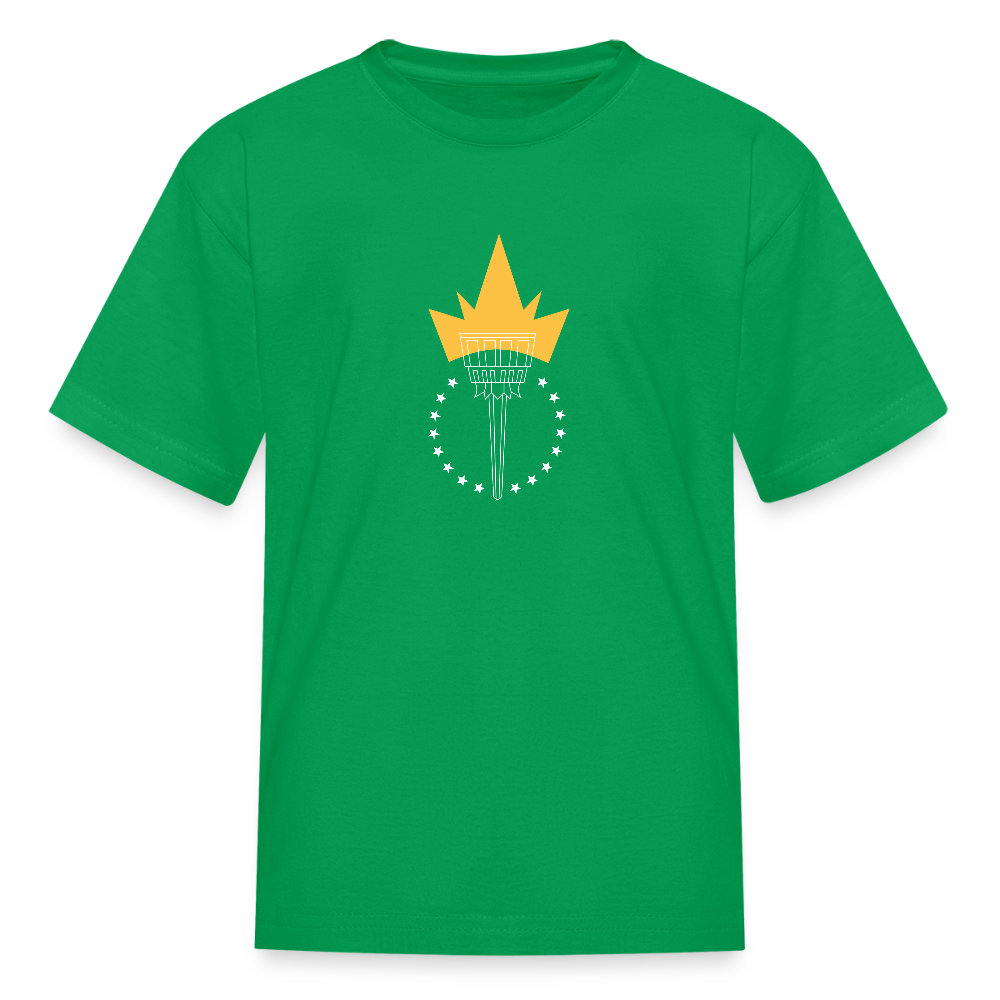 Freedom Torch | Youth Tee - kelly green