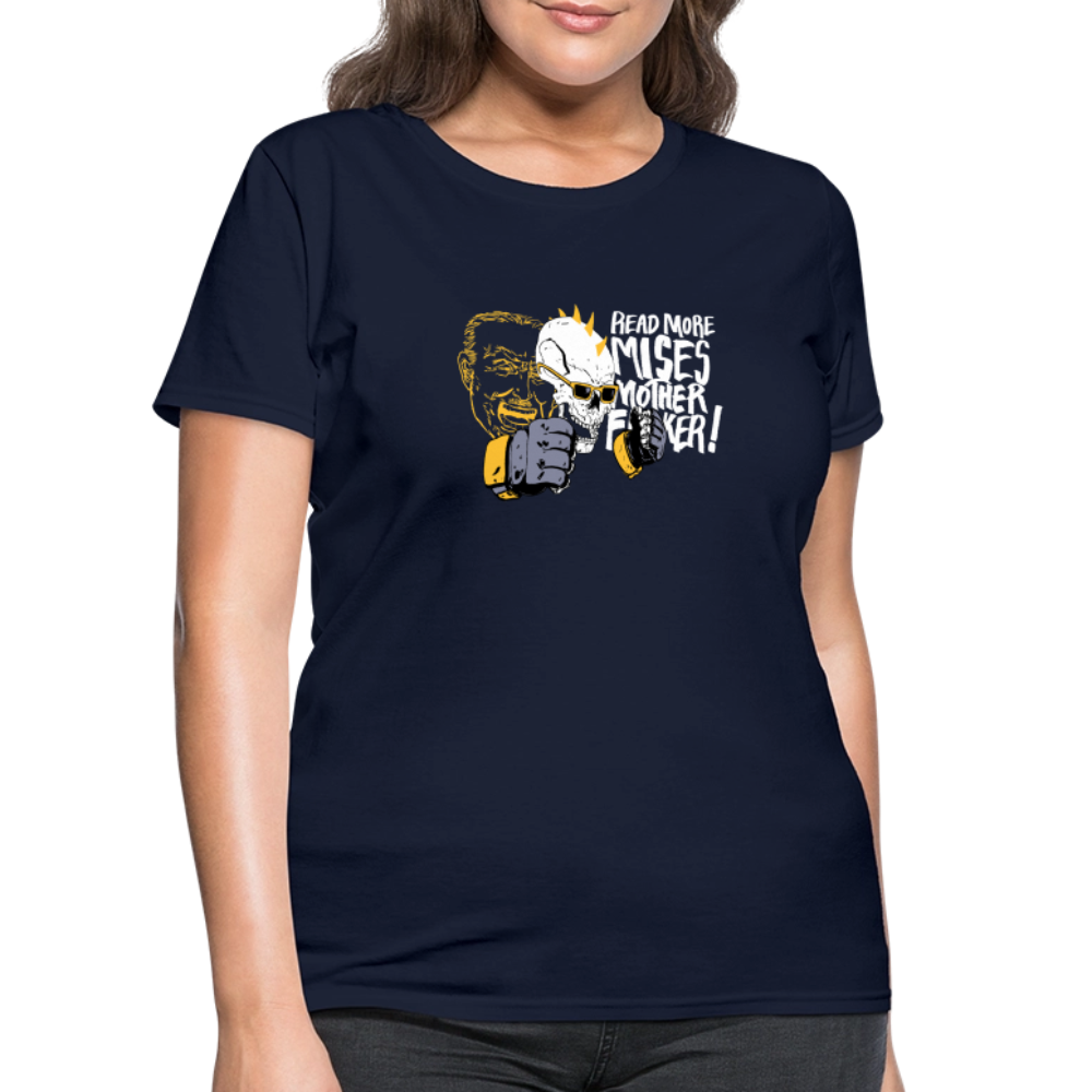 Read More Mises Mother F**ker! | Women's Tee - navy