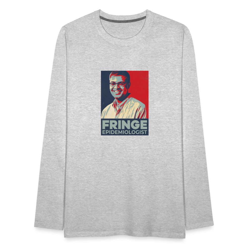 Fringe Epidemiologist | Men's Long Sleeve Tee - heather gray