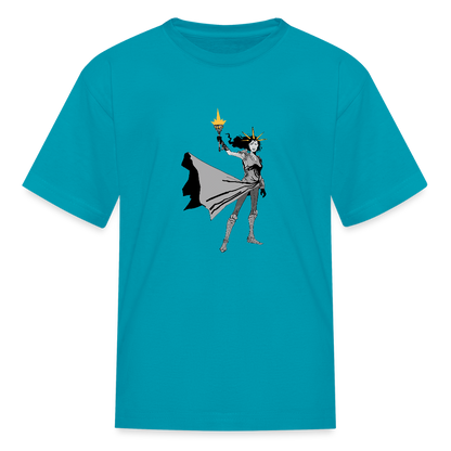 Liberty Hero | Youth Tee - turquoise