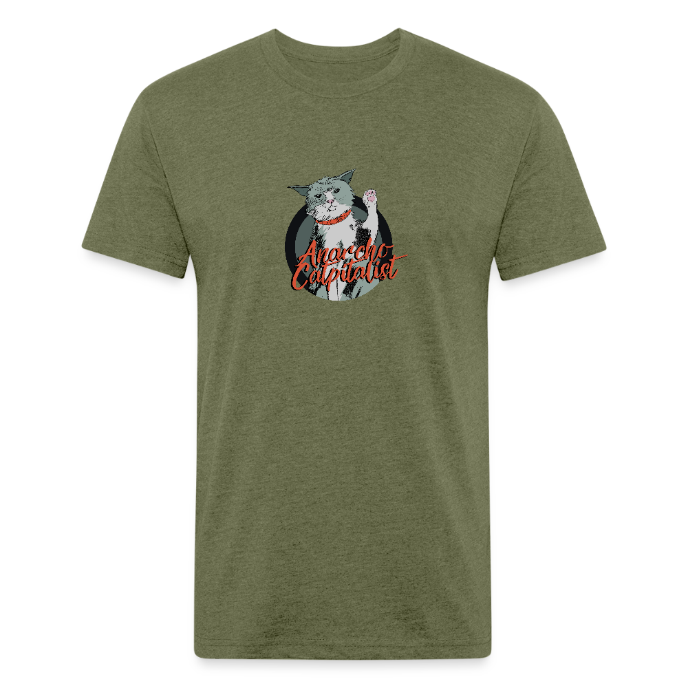 Anarcho-Catpitalist | Men's Tee - heather military green
