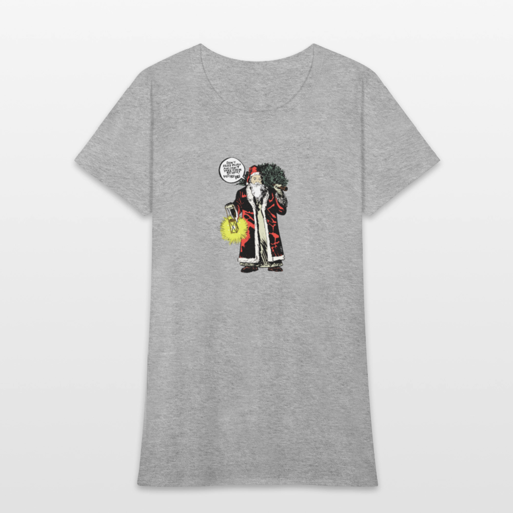 2021 Santa | Women's Tee - heather gray