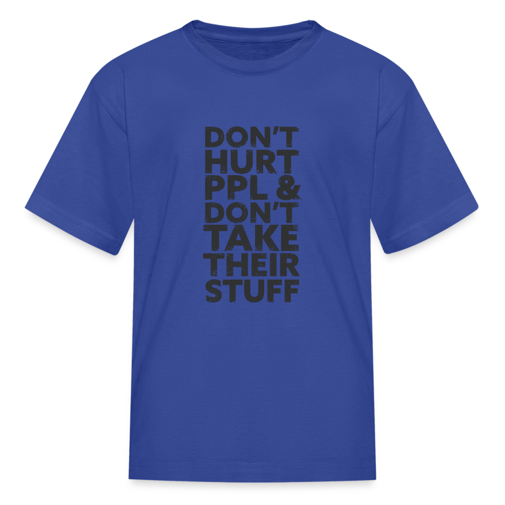 Don't Hurt People | Youth Tee - royal blue