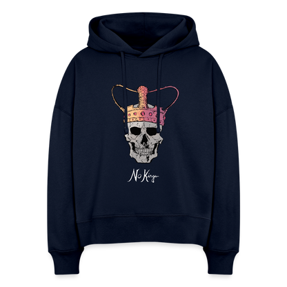 No Kings | Women's Hoodie - french navy