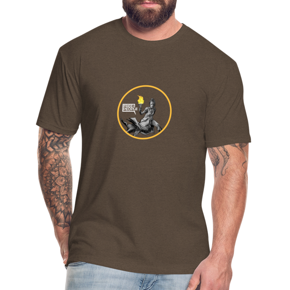 Lady Liberty | Men's Tee - heather espresso