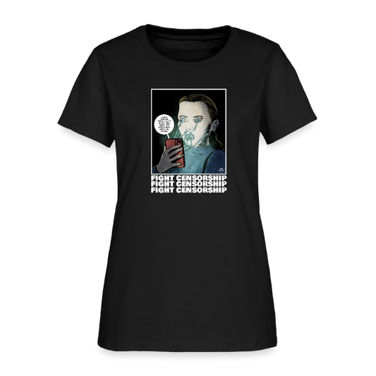 Fight Censorship | Women's Tee - black