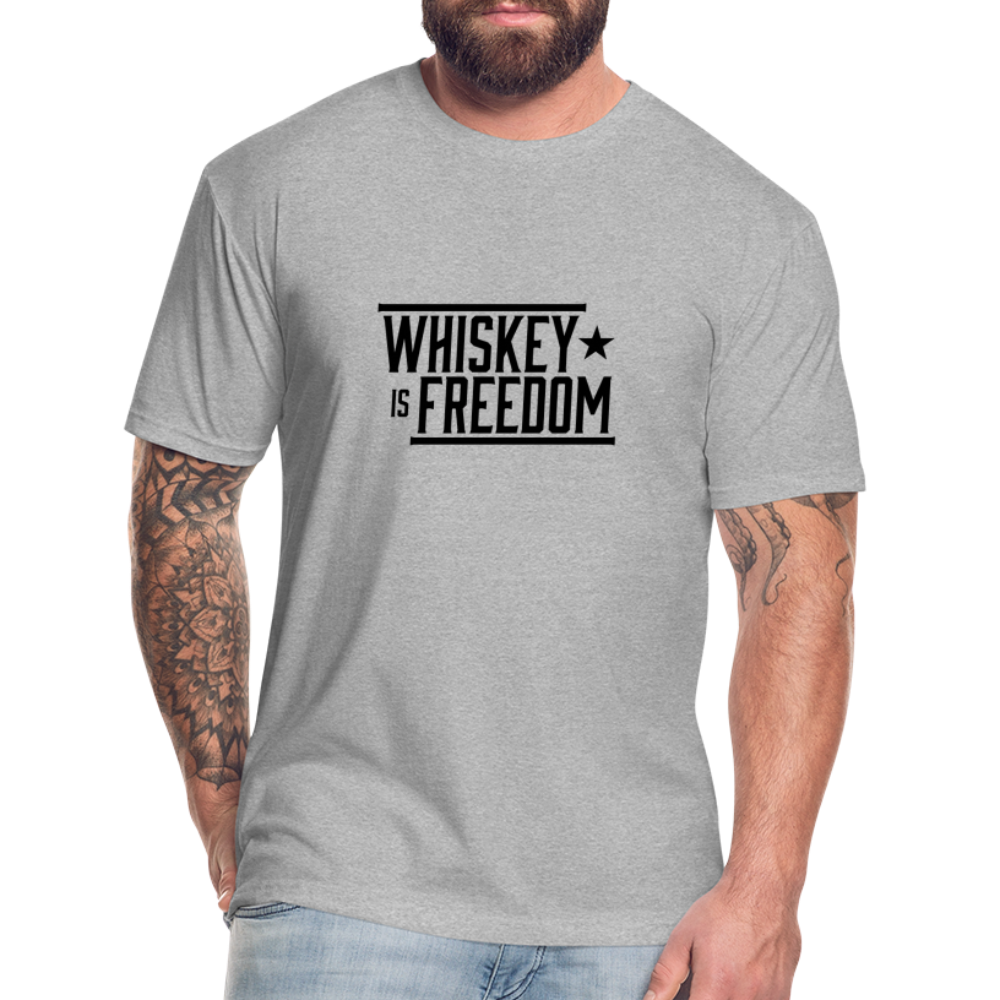 Whiskey is Freedom | Men's Tee - heather gray