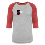 Socialism Kills | Baseball Tee - heather gray/red