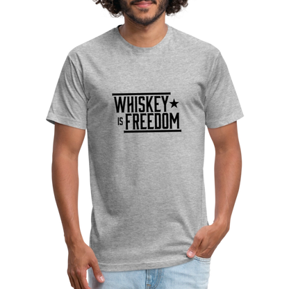 Whiskey is Freedom | Men's Tee - heather gray