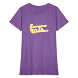 Everyone is Welcome | Women's Tee - purple heather