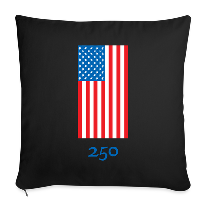 Spirit of '76 | Throw Pillow Cover - black